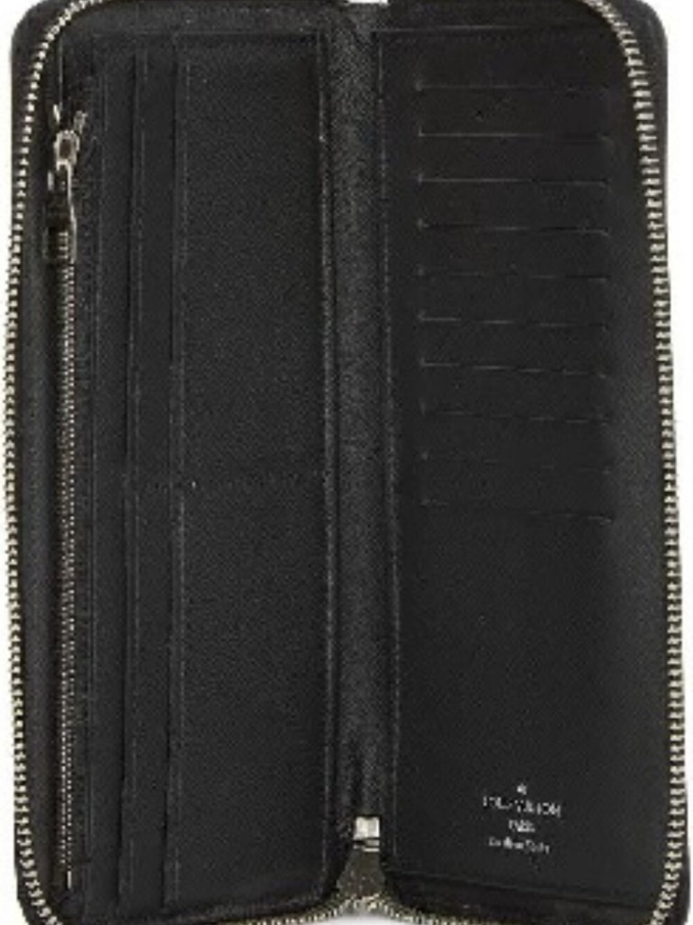 Louis Vuitton Damier Graphite Zippy Wallet Vertical Braza Wallet N63095 - Picture 3 of 4